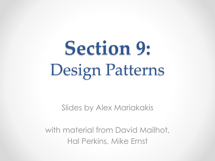Design Patterns: Solutions to Common Programming Problems