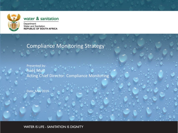 Compliance Monitoring Strategy