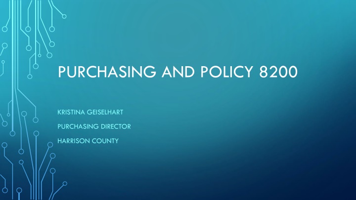 PURCHASING AND POLICY 8200