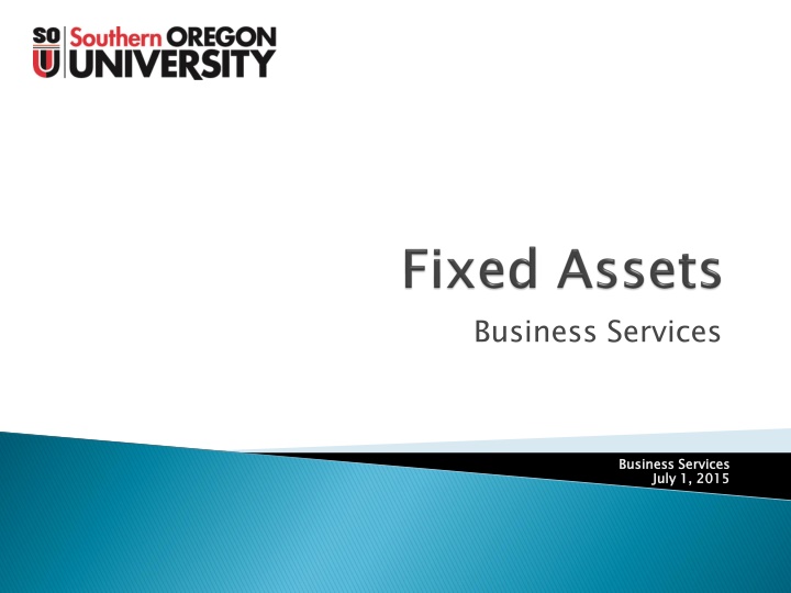 Fixed Assets Management
