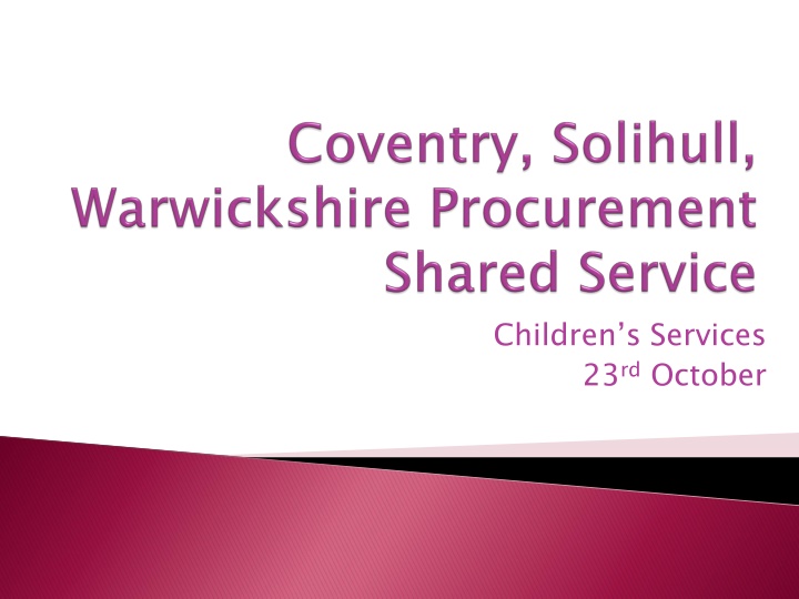Efficiencies Through Collaborative Children's Services