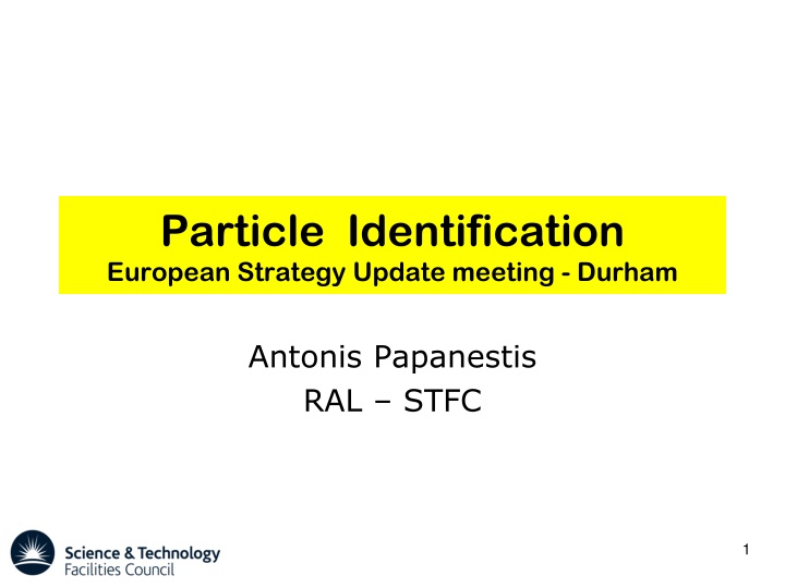 Particle  Identification