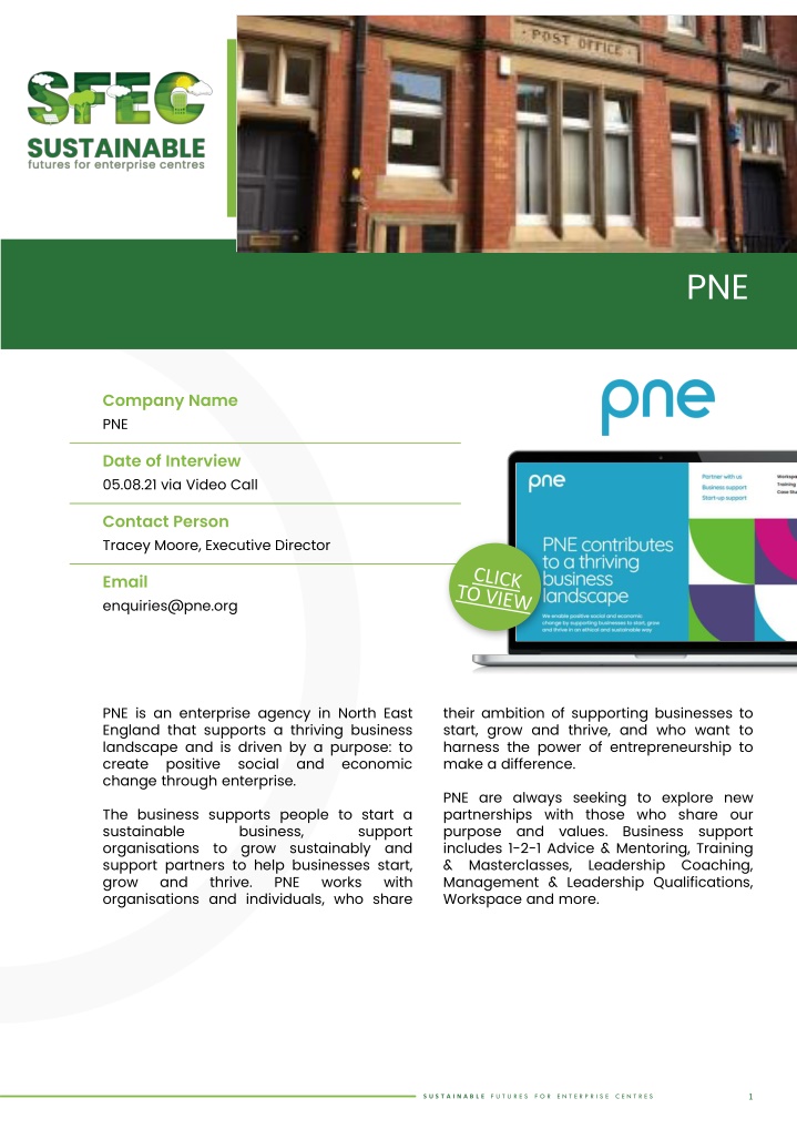 PNE - Driving Positive Social Change Through Sustainable Business Practices