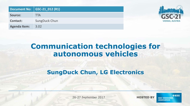 Communication Technologies for Autonomous Vehicles