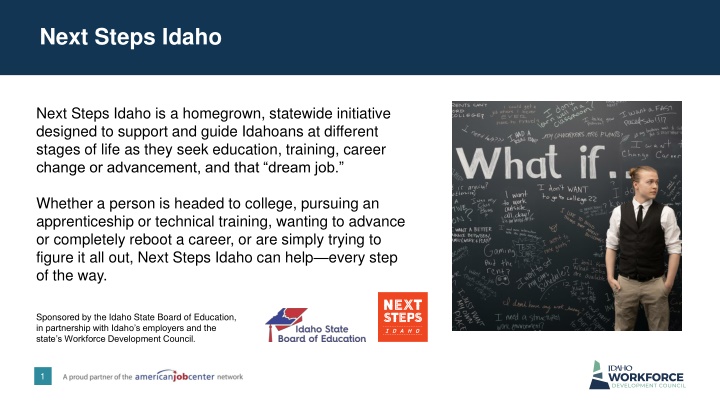 Next Steps Idaho - Supporting Idahoans in Career Development