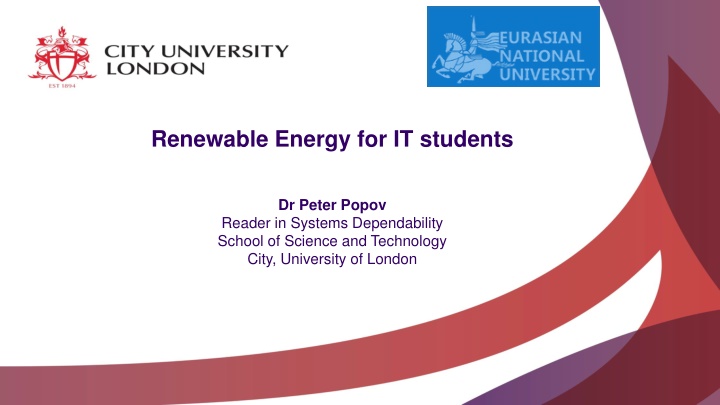 Renewable Energy for IT students