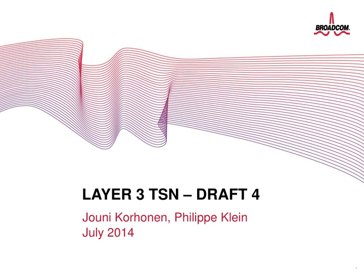 LAYER 3 TSN -DRAFT 4