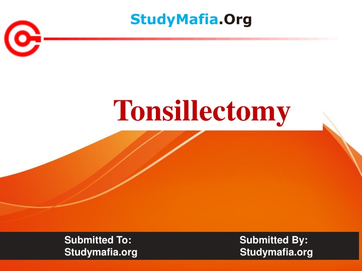Tonsillectomy