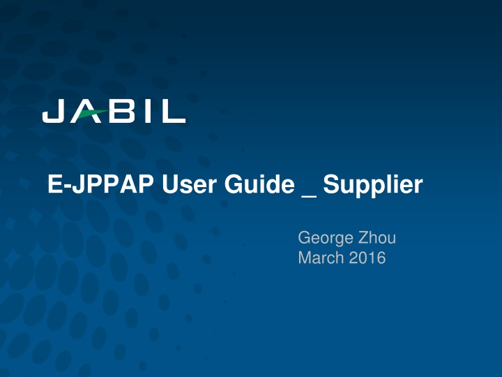 E-JPPAP User Guide _ Supplier