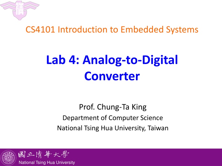 Lab 4: Analog-to-Digital  Converter