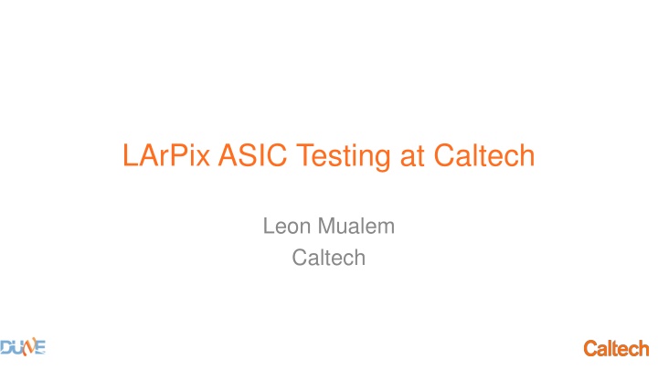 LArPix ASIC Testing at Caltech - Statistics and Graphs