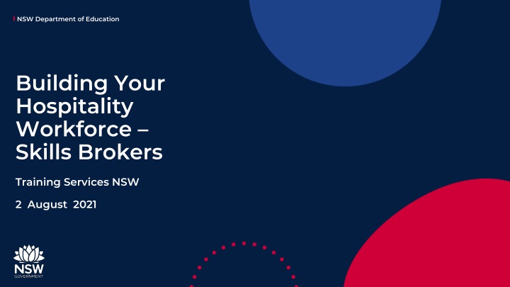 Building Your Hospitality Workforce Skills with NSW Department of Education