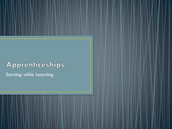 Apprenticeships