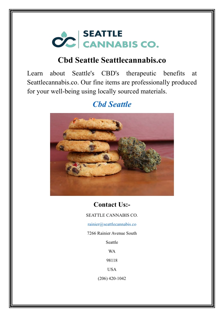 cbd seattle seattlecannabis co n.w