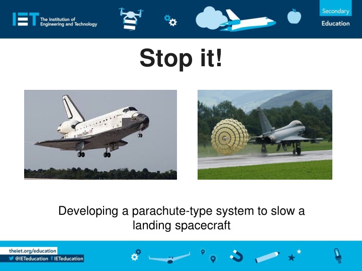 Developing a Parachute System for Landing Spacecraft