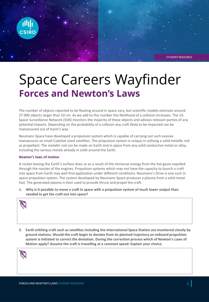 Space Careers Wayfinder