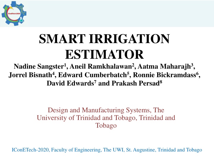 Smart Irrigation Estimator for Efficient Water Management