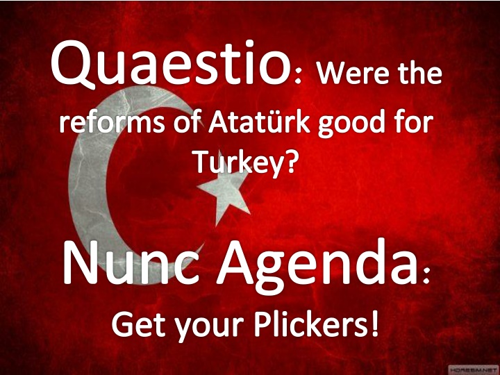 Reforms of Atatürk in Turkey