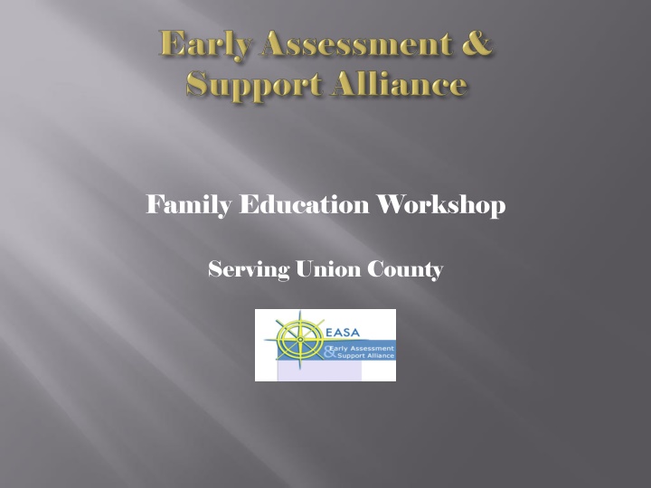 Family Education Workshop in Union County