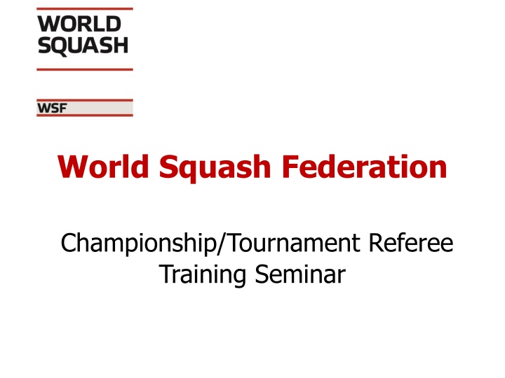 World Squash Federation