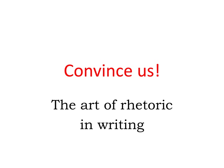 The Art of Rhetoric in Writing - Club Rush Dilemma