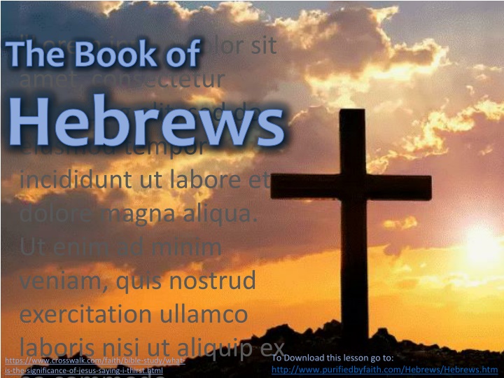 Jesus Is Better Than the Levitical Priesthood