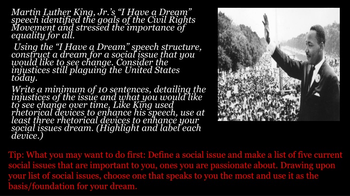 Dreaming of Social Justice Transformation