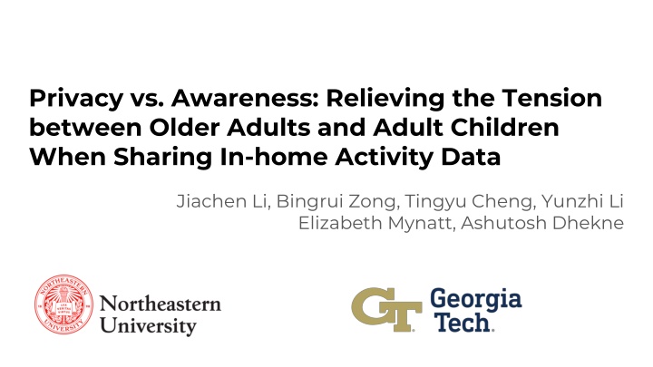 Relieving Tension Between Older Adults and Adult Children