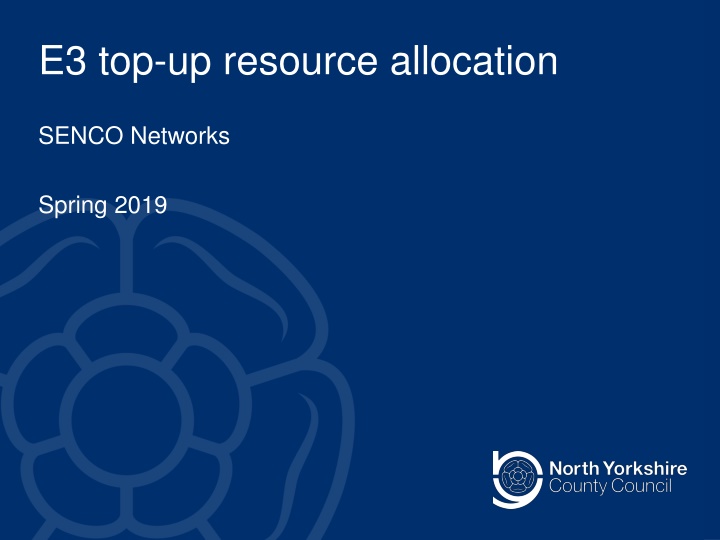 Resource Allocation and Implementation Overview