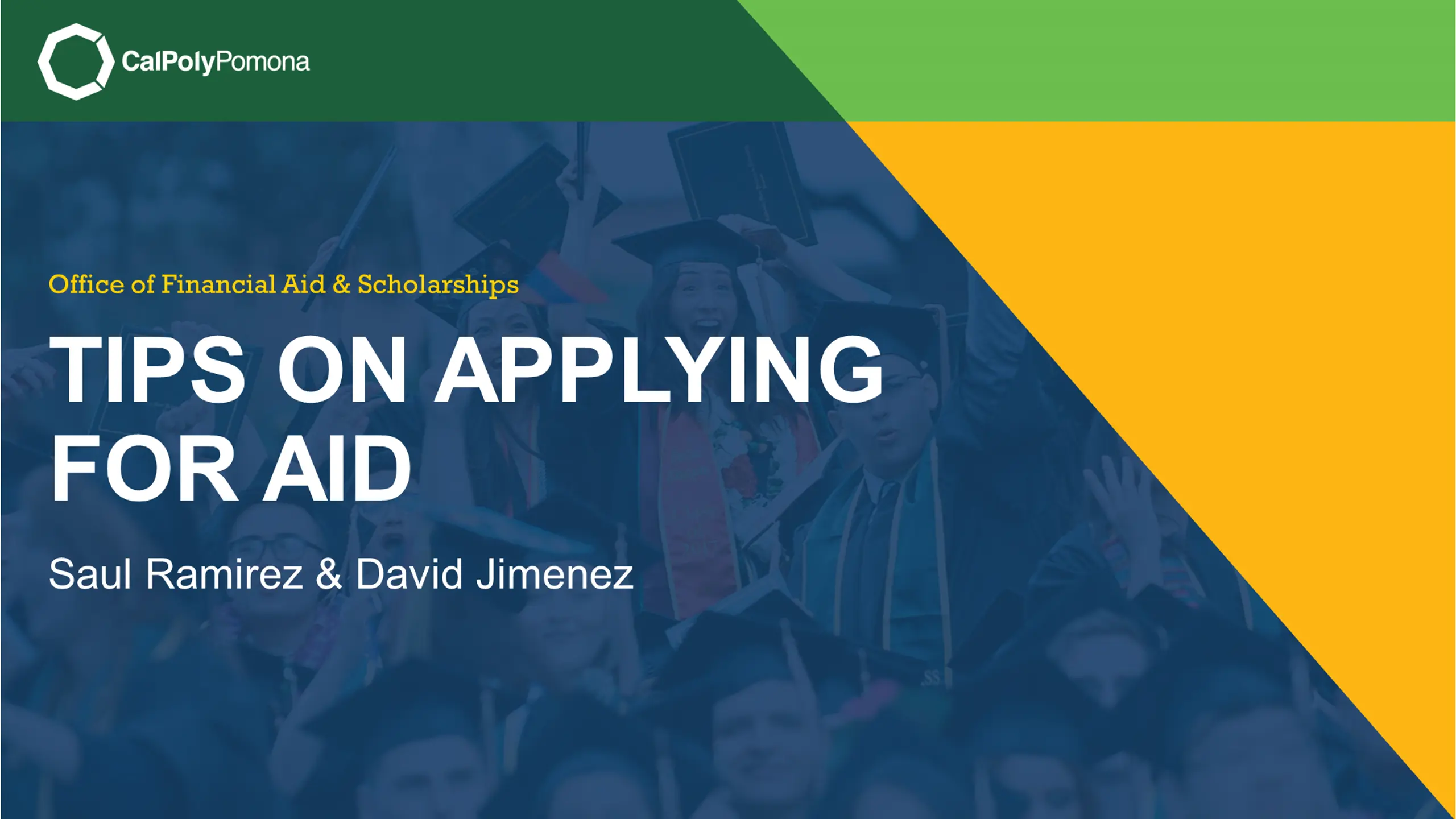Tips on Applying for Aid