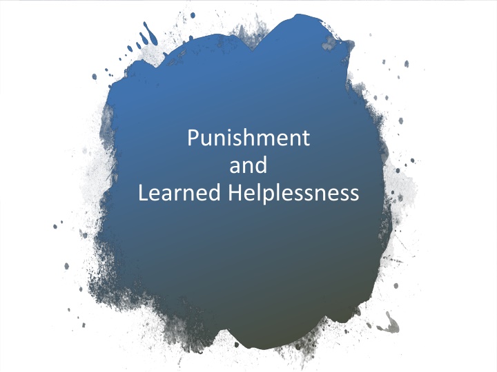 Punishment in Behavior: Types and Effects