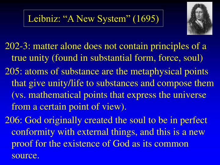 Leibniz's Metaphysical Unity and Harmony