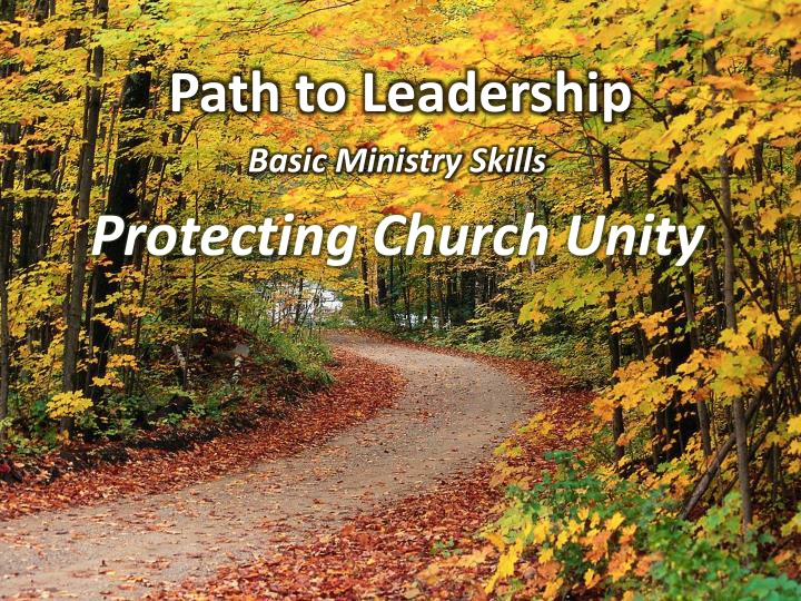 Protecting Church Unity - The Deacon's Role