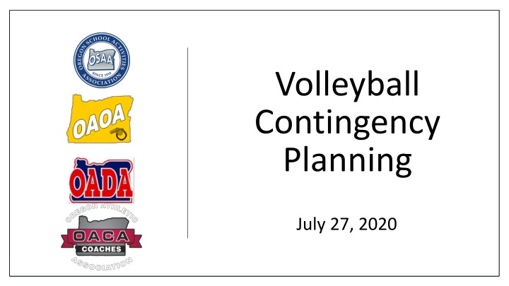 Volleyball Contingency Planning - July 27, 2020