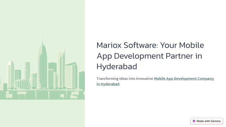 mariox software your mobile app development n.w