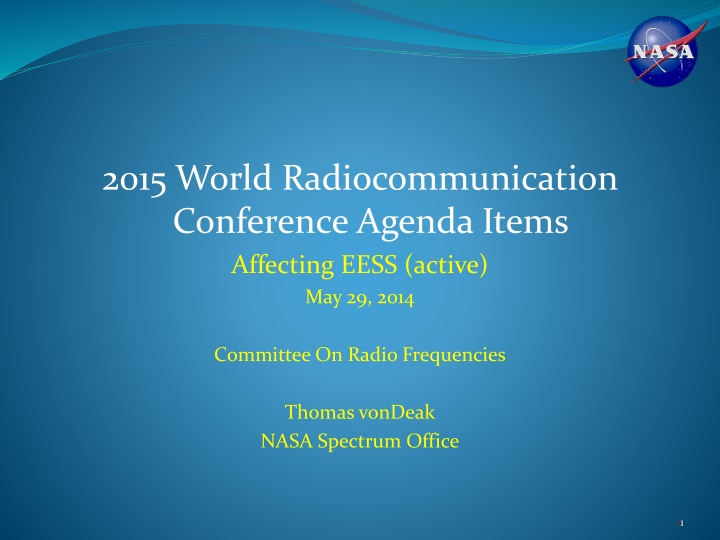 2015 World Radiocommunication Conference Agenda Items