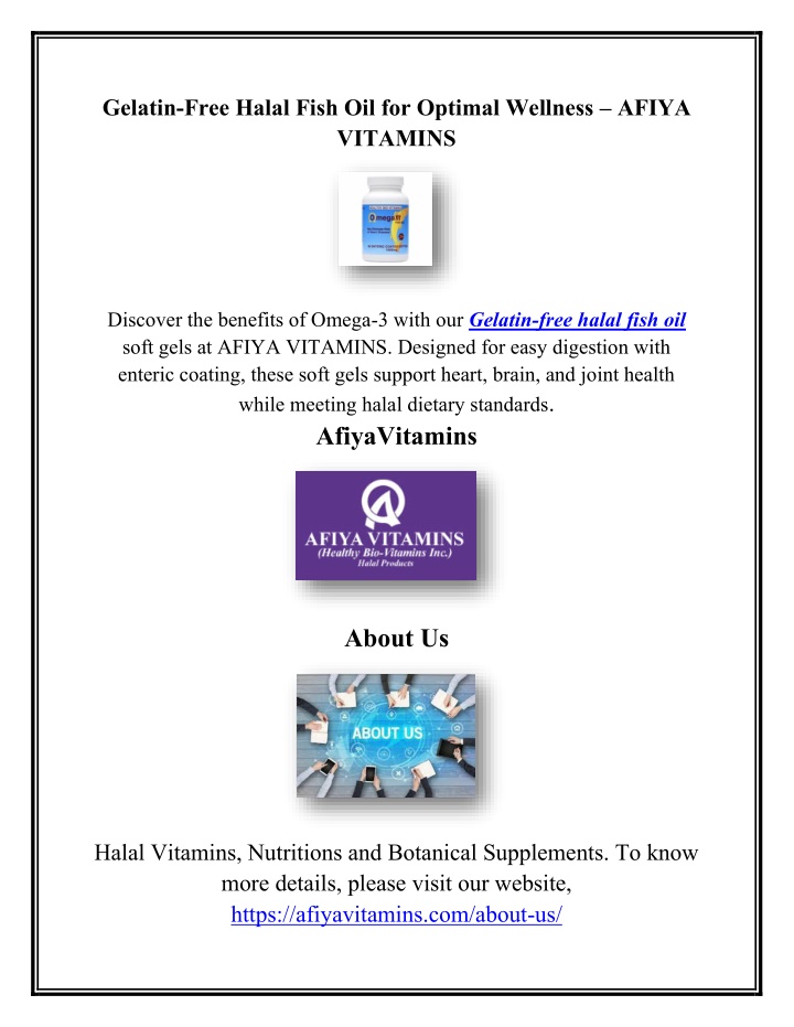 gelatin free halal fish oil for optimal wellness n.w
