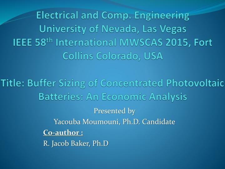 Economic Performance of Grid-Tied Energy Storage Systems