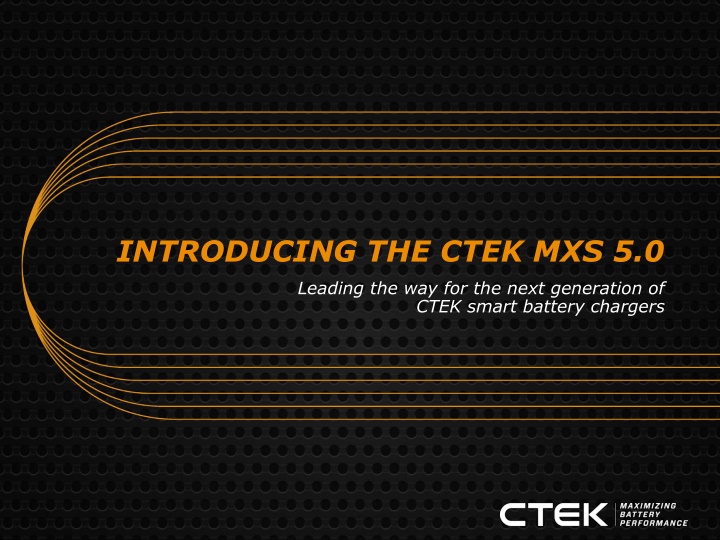 Introducing CTEK MXS 5.0 - The Next Generation Smart Battery Charger