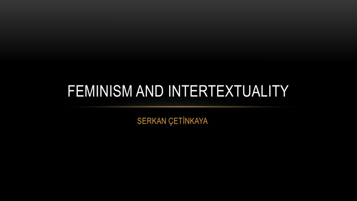 Influence of Bloom's Intertextual Theory