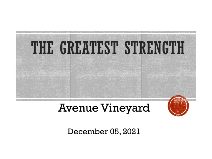 The Greatest Strength - Exploring Divine Power and Justice