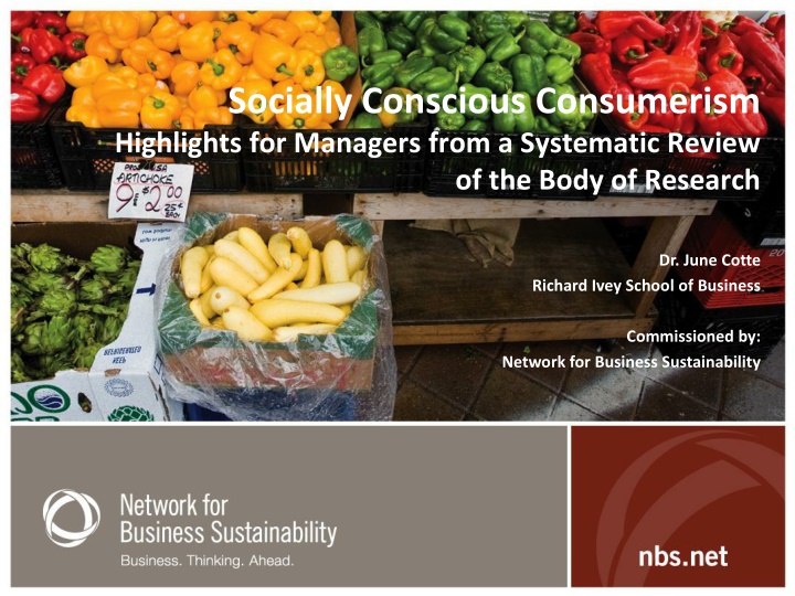 Socially Conscious Consumerism