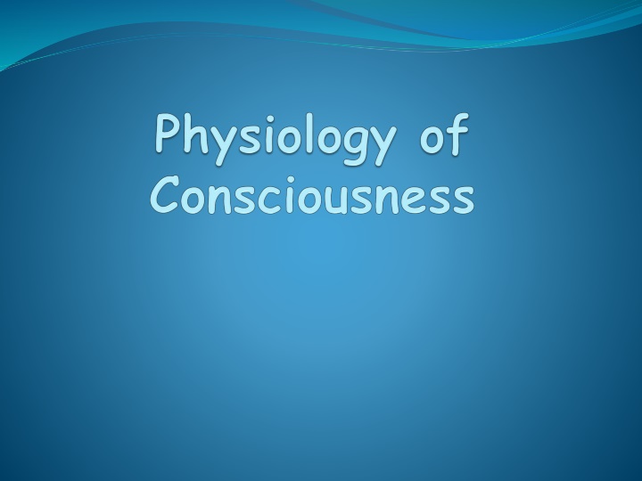 The Spectrum of Consciousness Levels