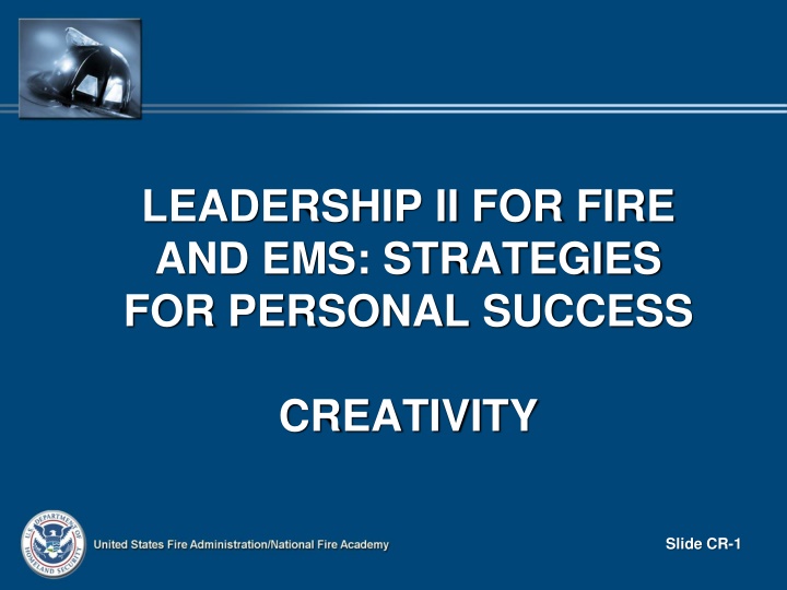 Leadership Strategies for Personal Success and Creativity