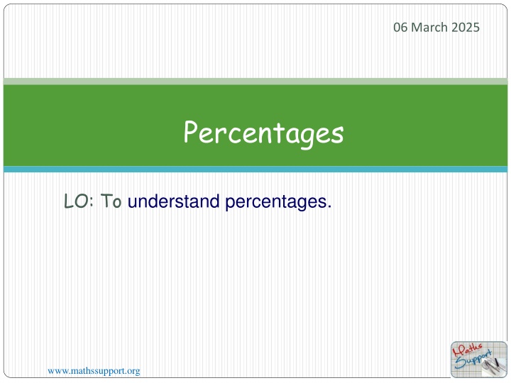 Percentages in Math