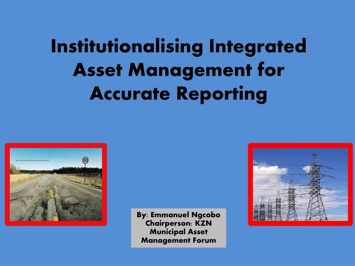 Institutionalising Integrated Asset Management for Accurate Reporting