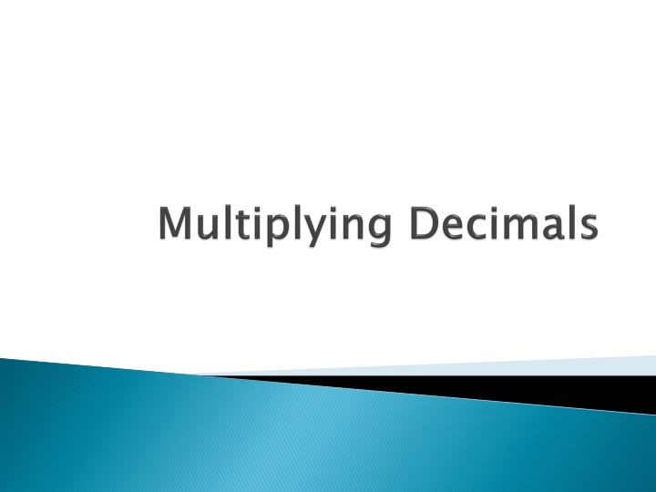 Decimal Multiplication Techniques