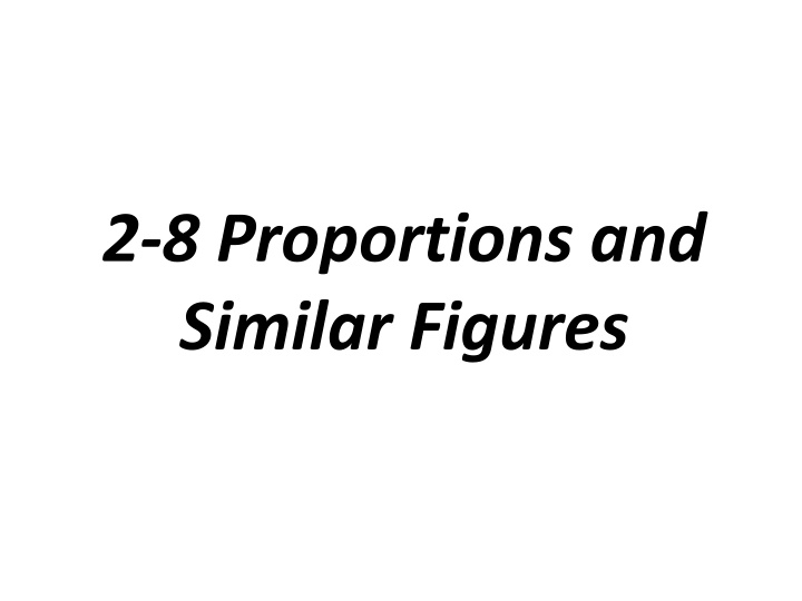 Proportions and Similar Figures: Understanding Corresponding Parts