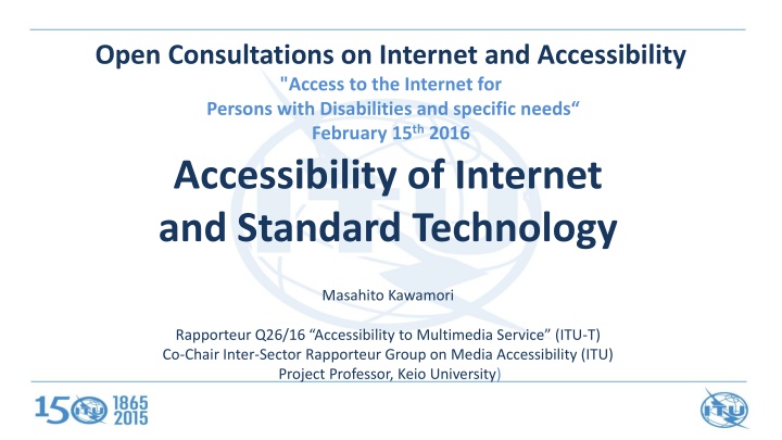 Enhancing Internet Accessibility for Persons with Disabilities
