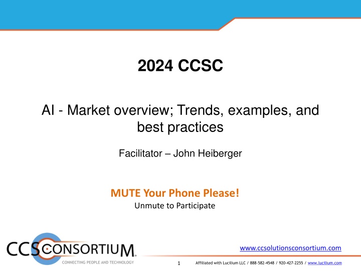 2024 CCSC AI Market Overview: Trends, Examples, and Best Practices